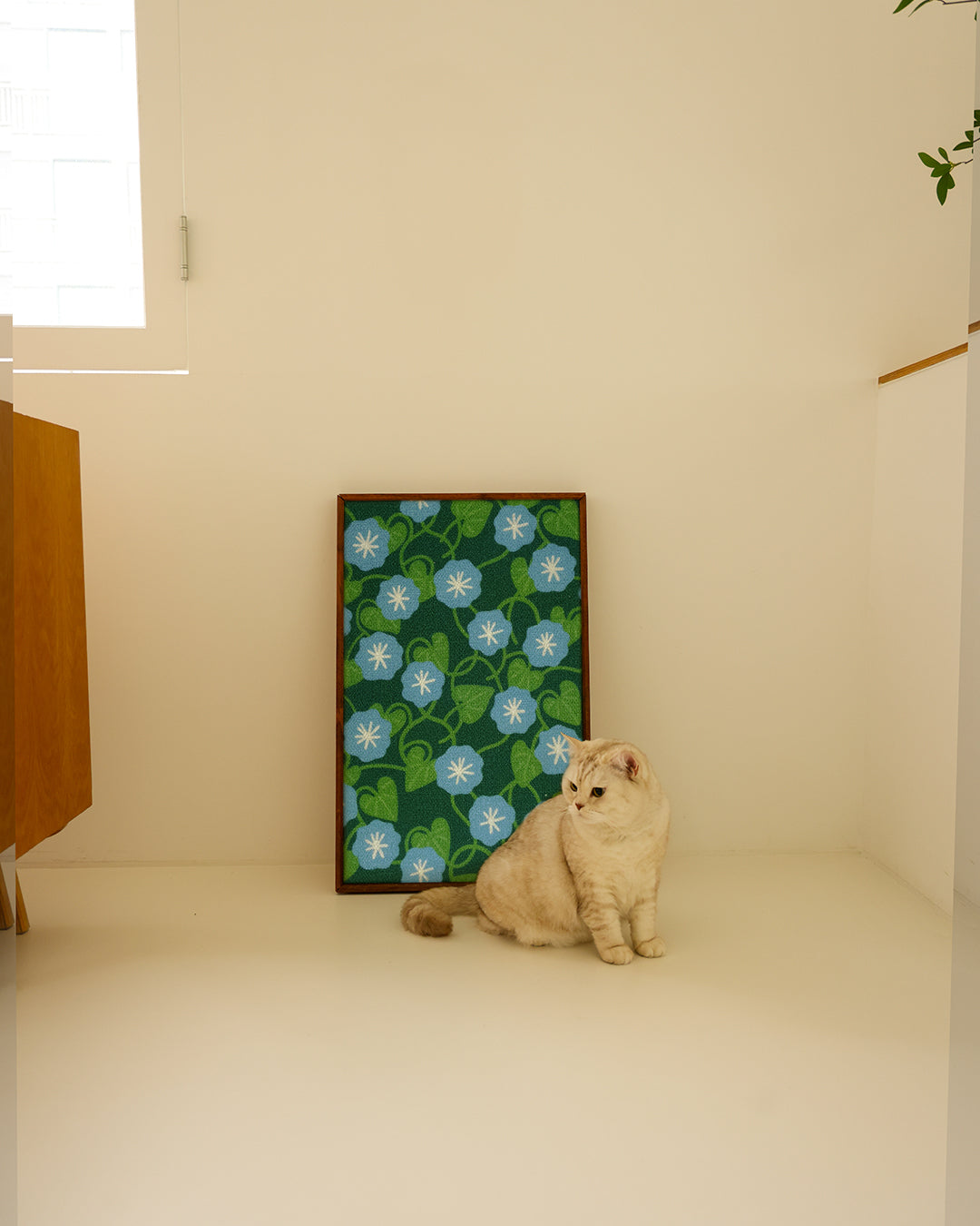 Art Poster Cat Scratcher Blue Morning Glory | Preorder