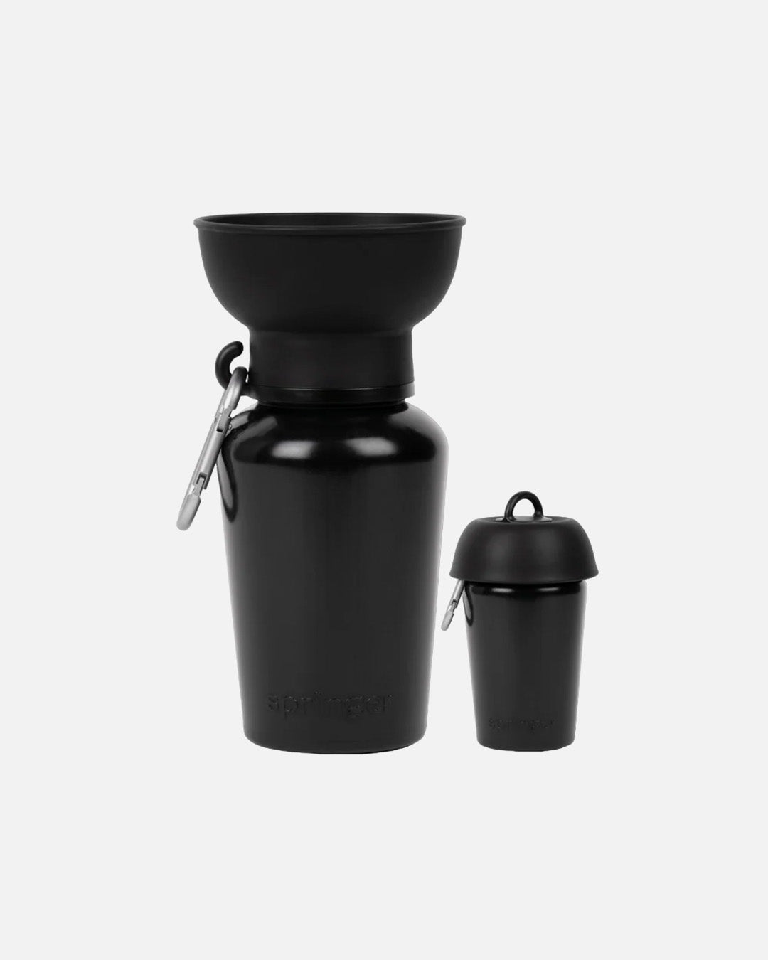 Flip Dog Travel Water Bottle Black