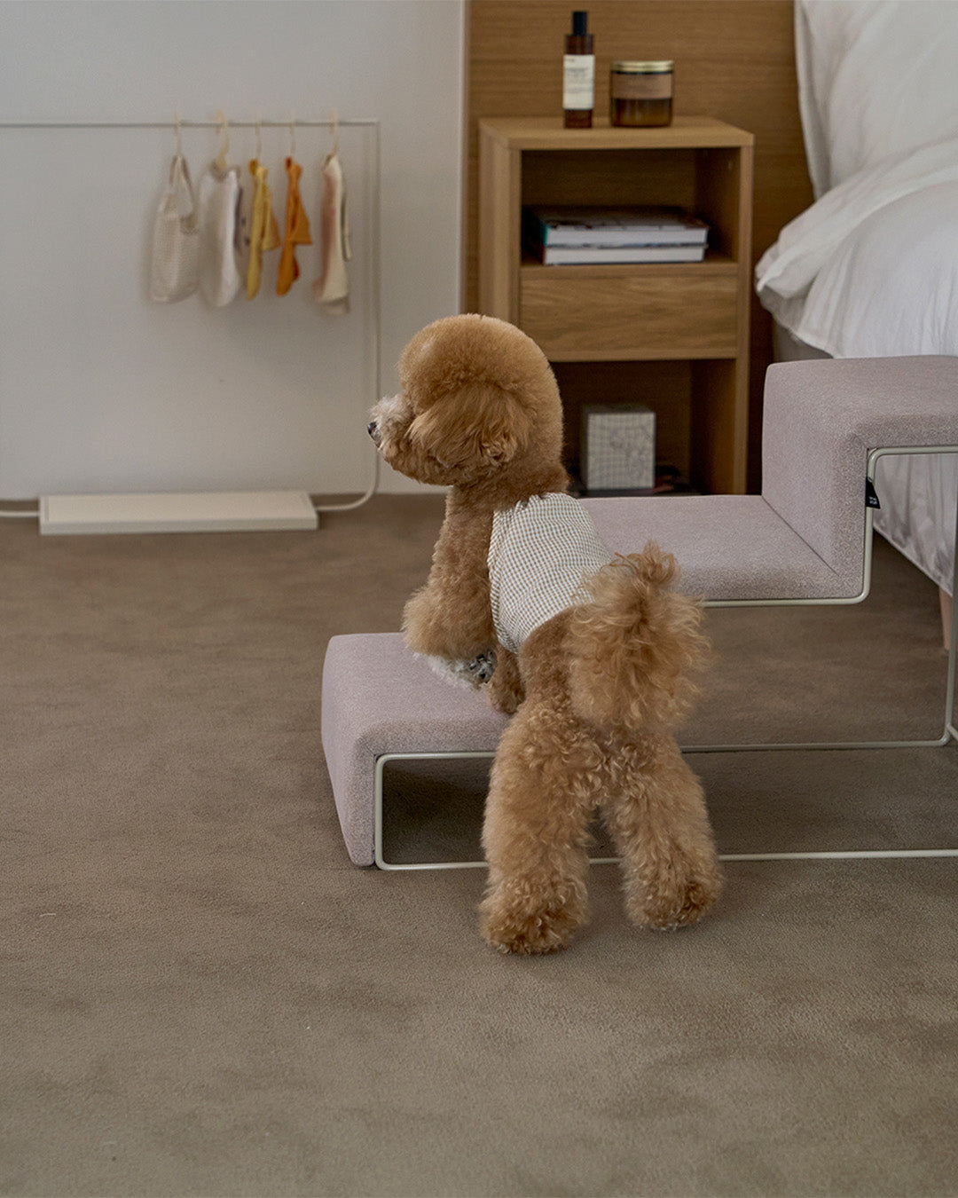 pet steps featuring a taller 3-step structure