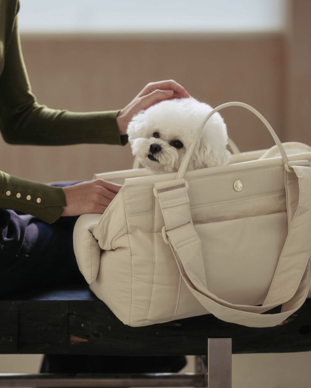 Soft Bagel Bag Vanilla Cream