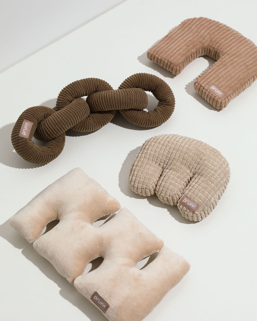Puzzle Plush Toy with Squeaker and Crinkle