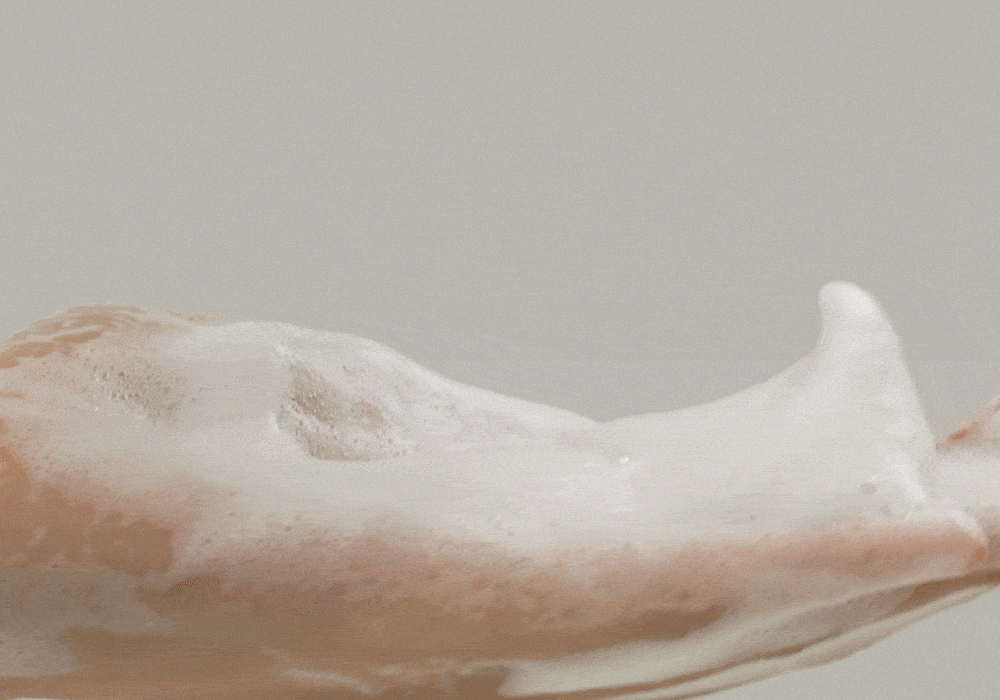 Bubbles made with BioCollagen Bath Bar.