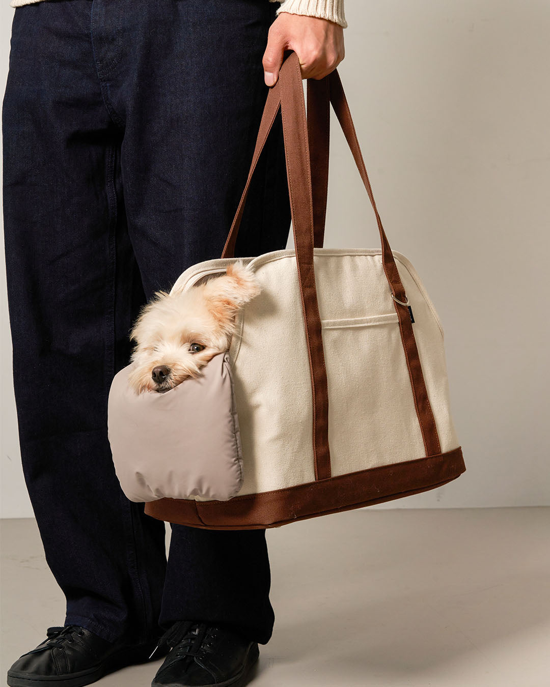 Canvas Carry Bag Brown