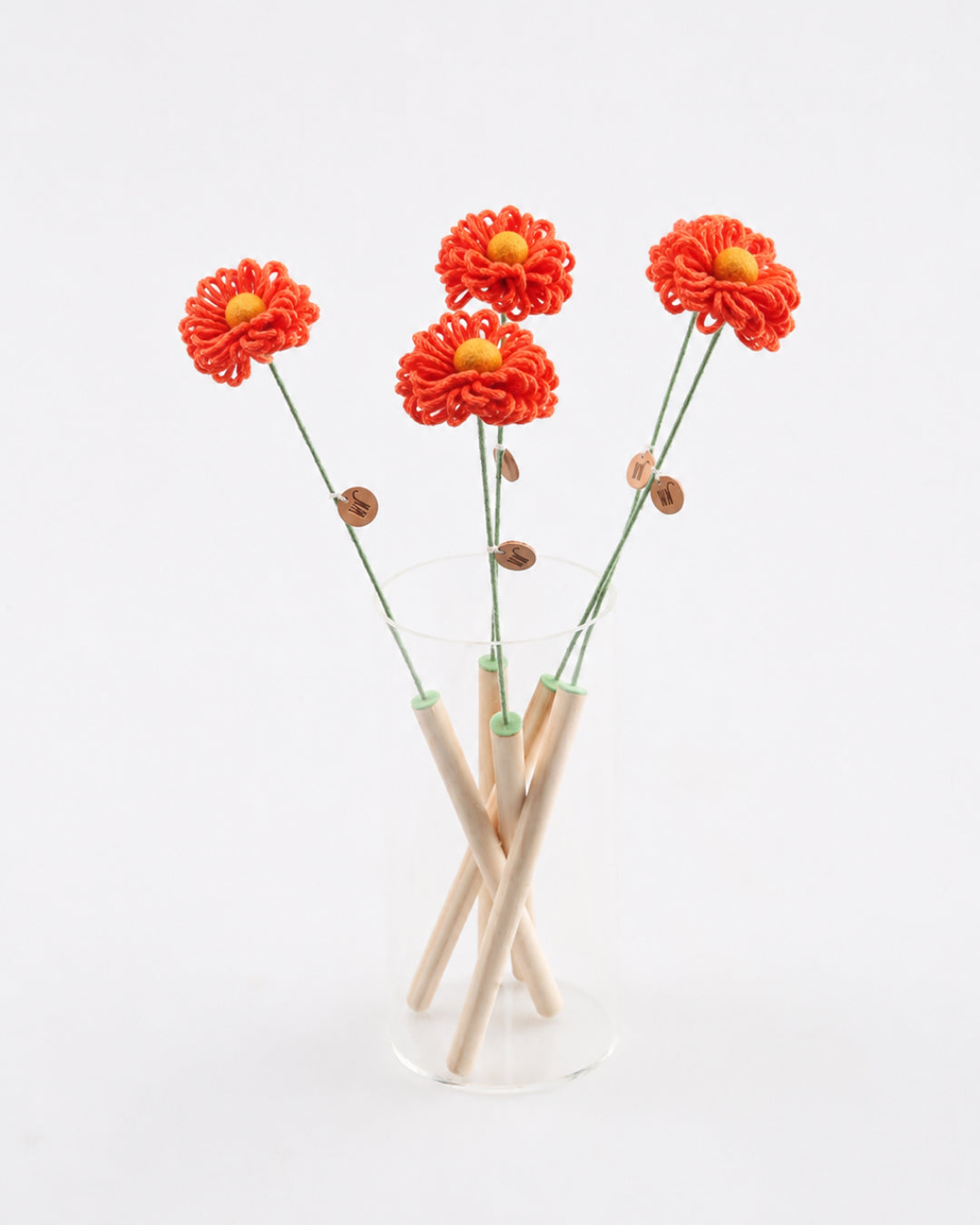 Flower Cat Wand Orange