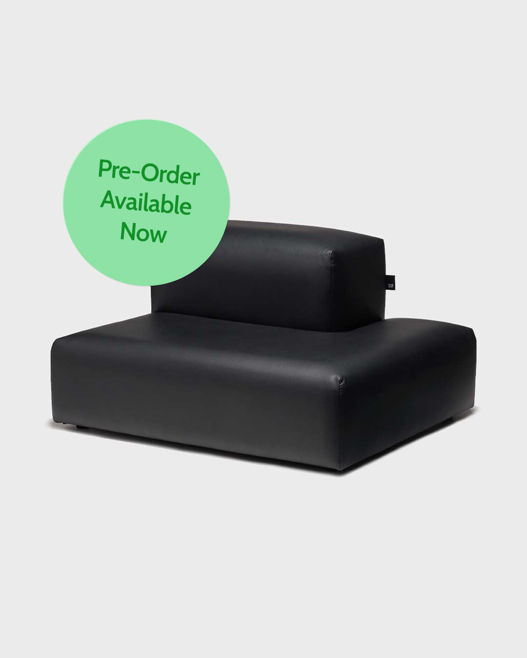 Extended Step Vegan Leather Black