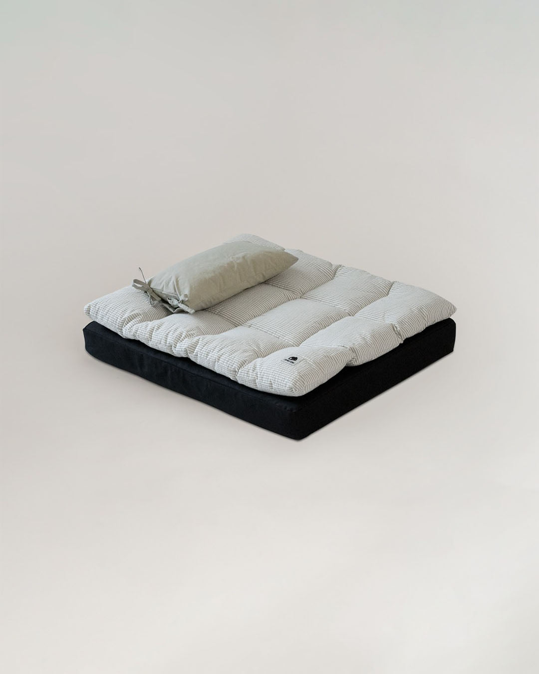 Premium pet bedding set including a soft mattress, topper, and a removable cover.