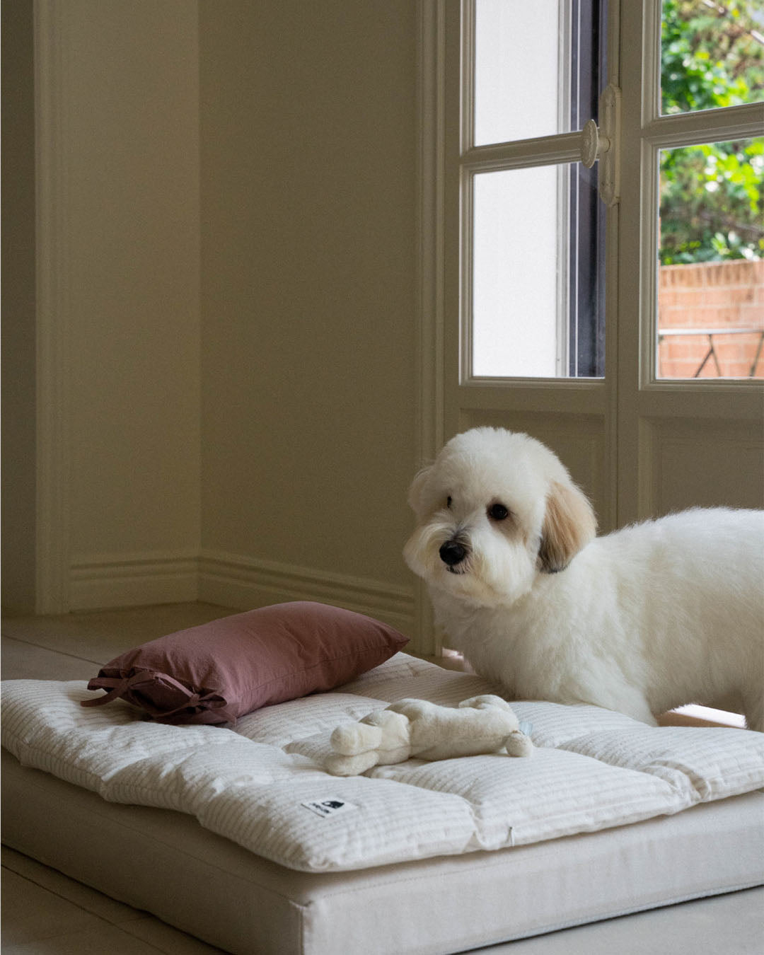 Square Bedding Set Mallow Pink