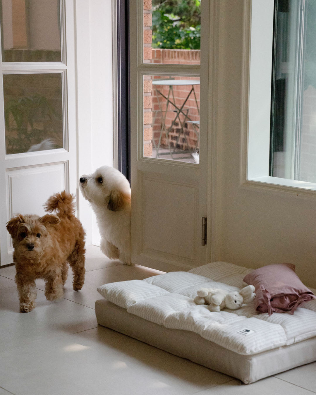 Square Bedding Set Mallow Pink