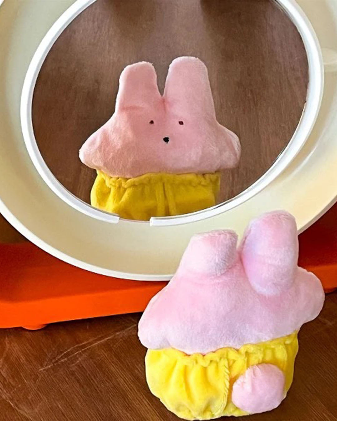 Crinkle Squeaker Nosework Toy - Jumping Rabbit