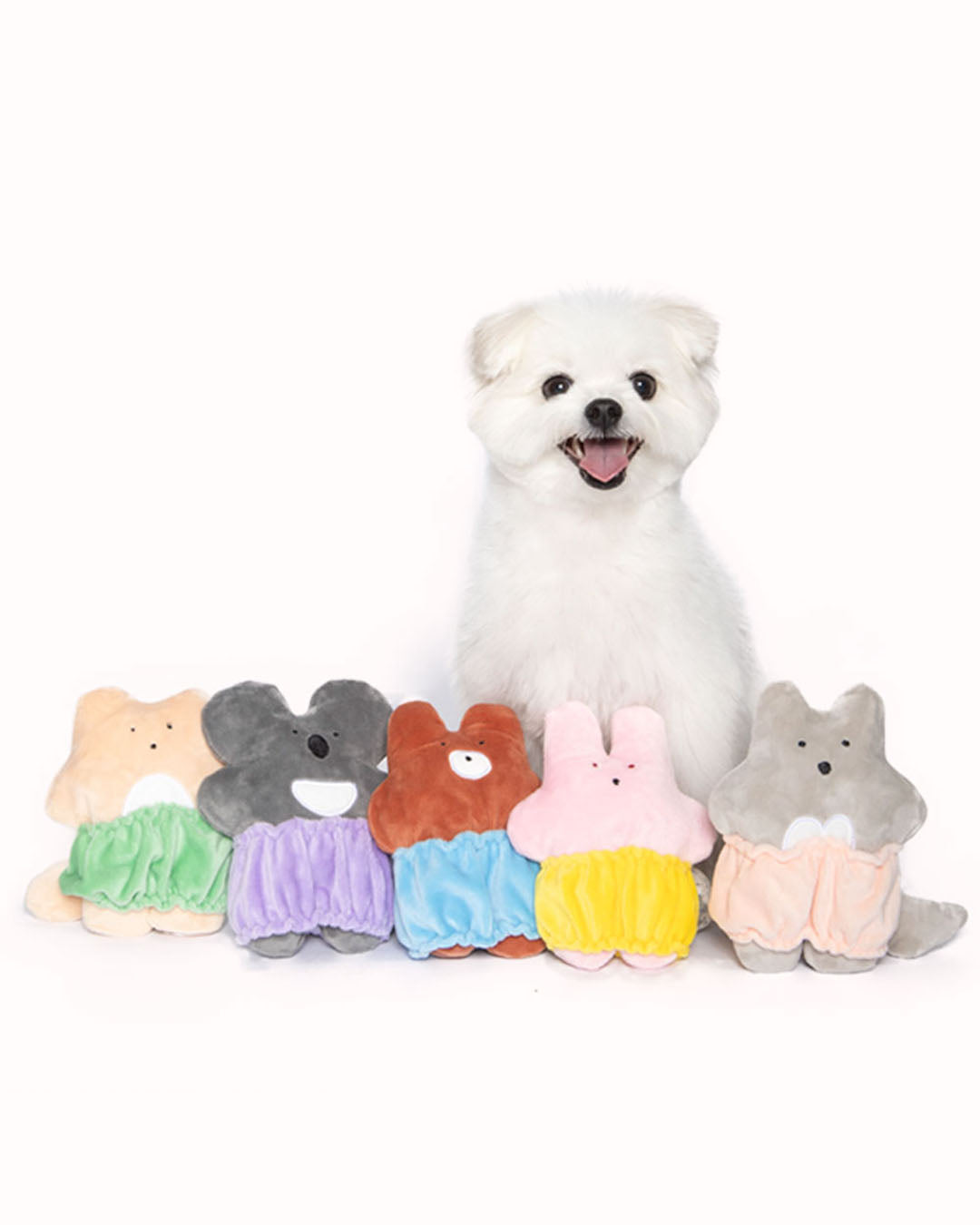 Crinkle Squeaker Nosework Toy - Standing Wolf