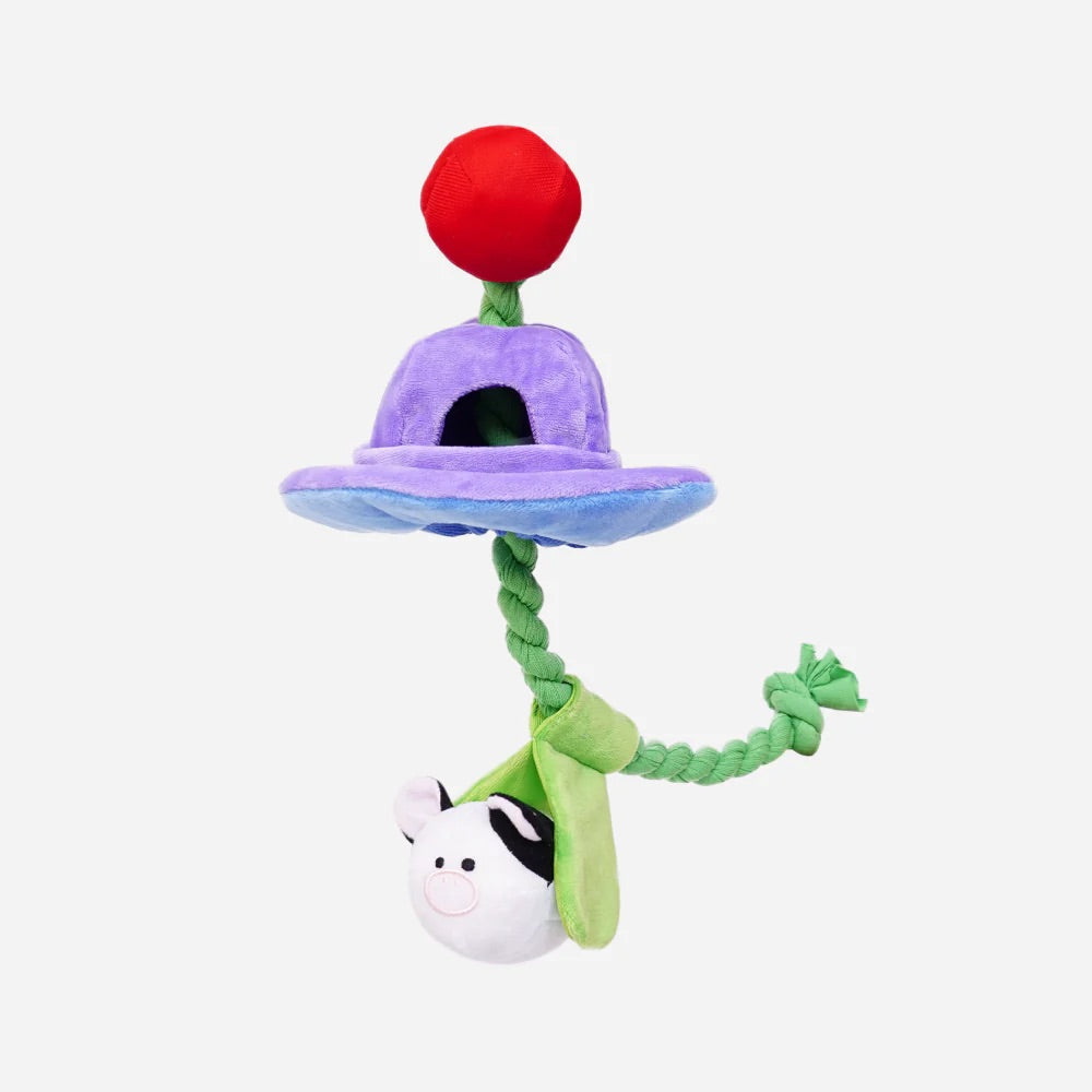 UFO Cow Abduction Tug Toy