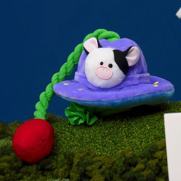 UFO Cow Abduction Tug Toy