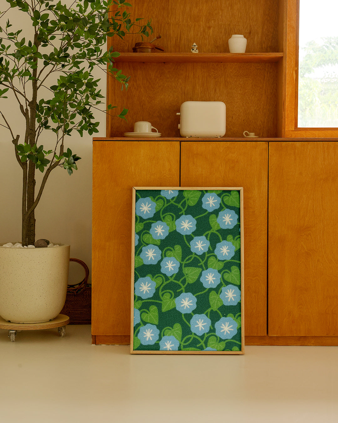 Art Poster Cat Scratcher Blue Morning Glory | Preorder