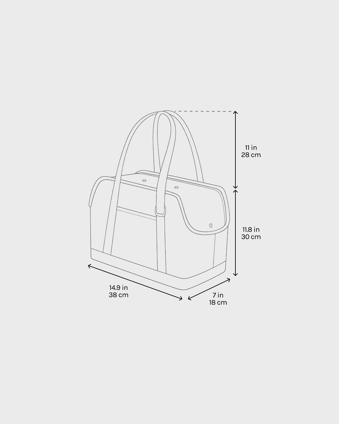 Canvas Carry Bag Brown