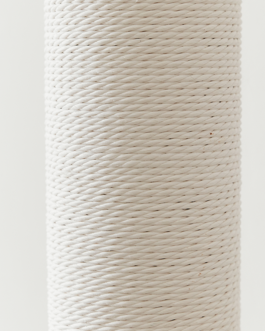 Clover Paper Rope Scratching Post 2-Tier Pale Beige | Preorder