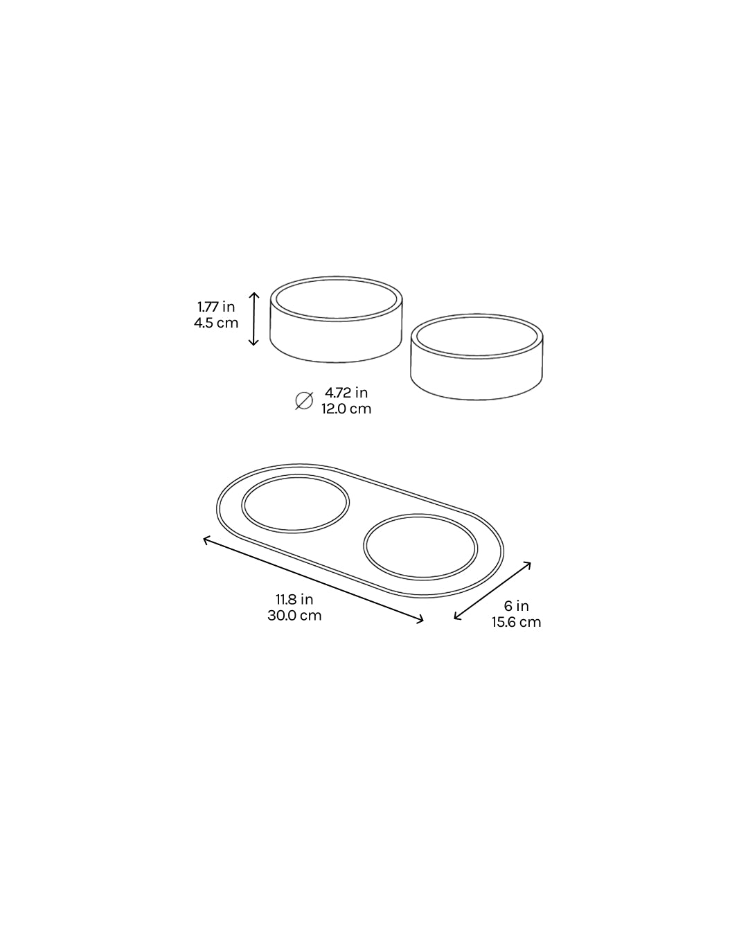 Dumbo Bowl Set Soft Green