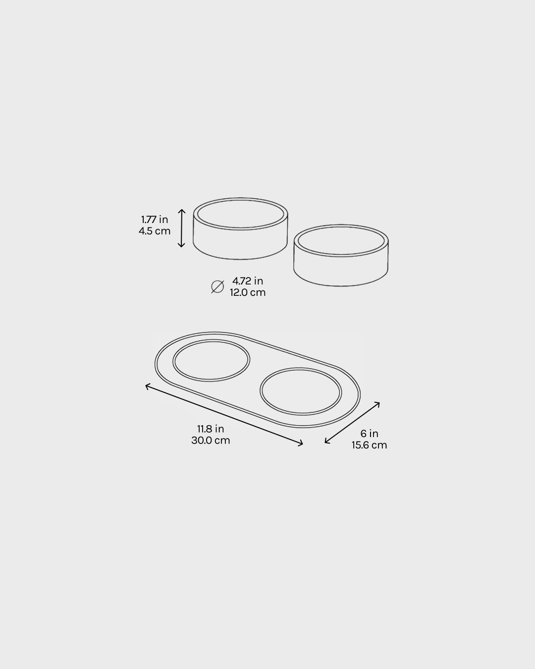 Dumbo Bowl Set Size Guide