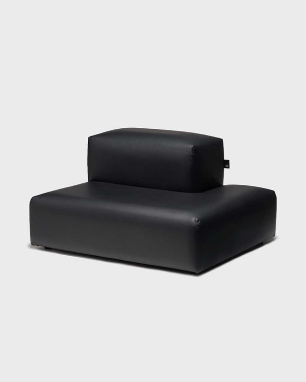 Extended Step Vegan Leather Black, pet steps for dogs from Design for Pets