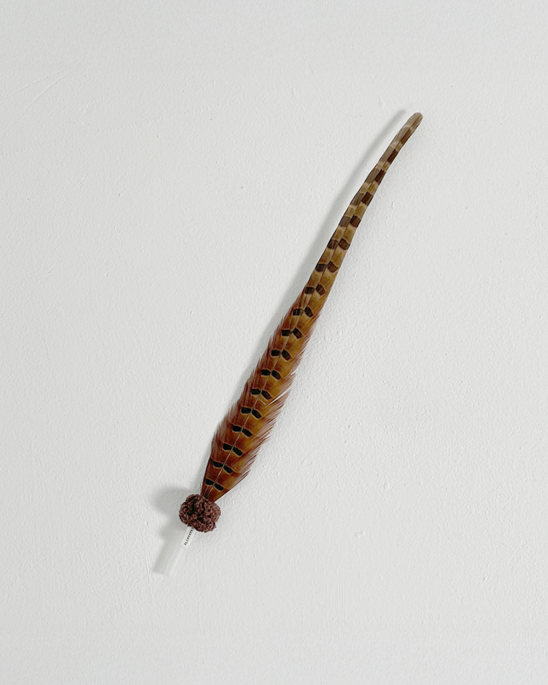Natural Feather Cat Wand (3 Feathers)