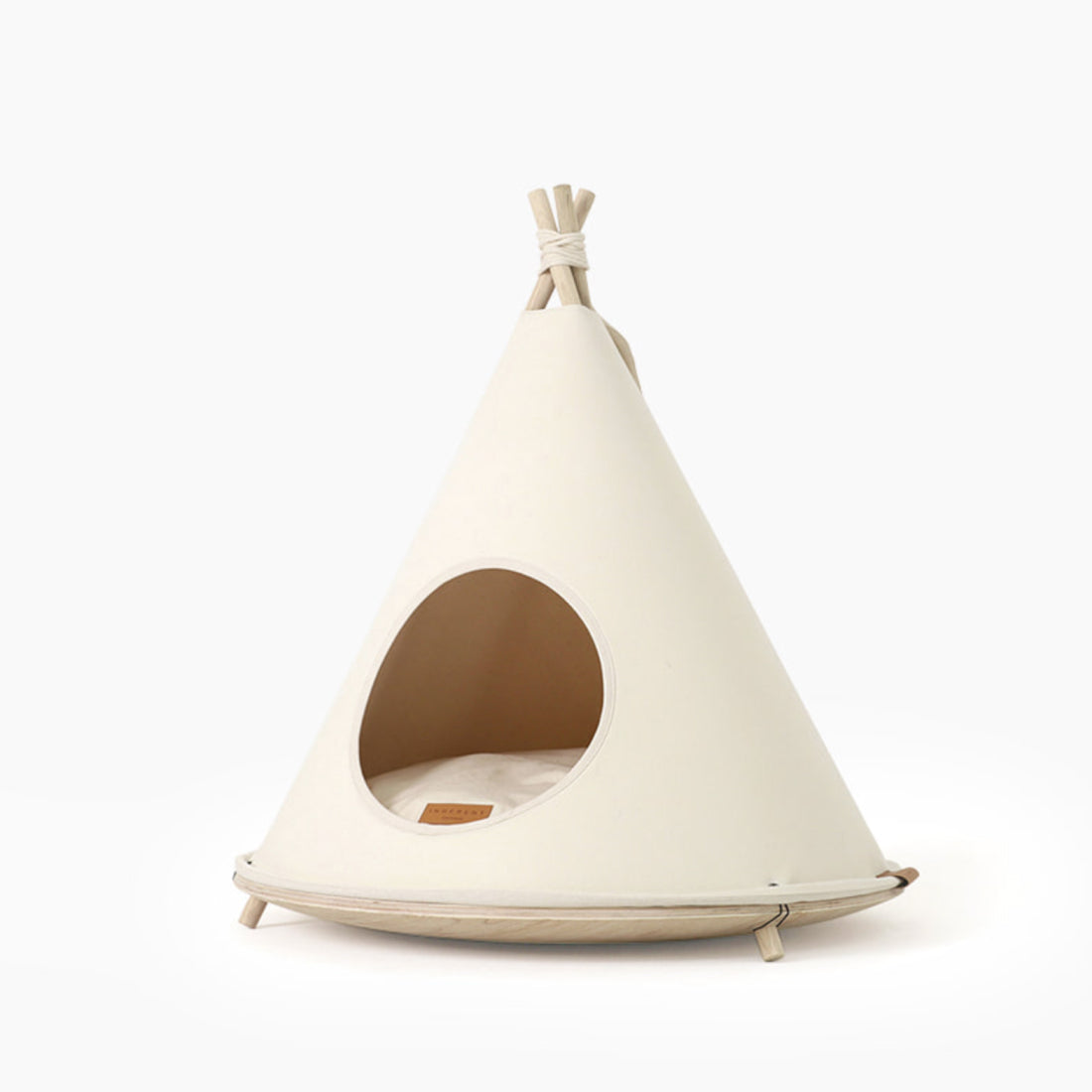 Front view of Choco Tent, indoor tent for small pets(under 13lbs).