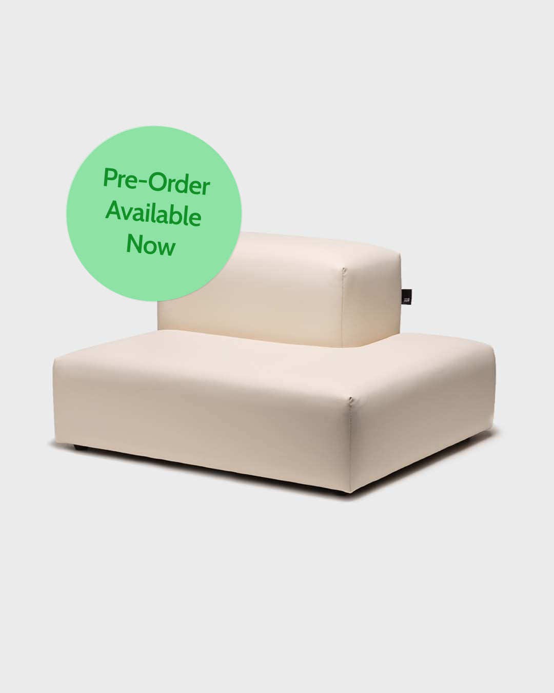 Extended Step Vegan Leather Cream