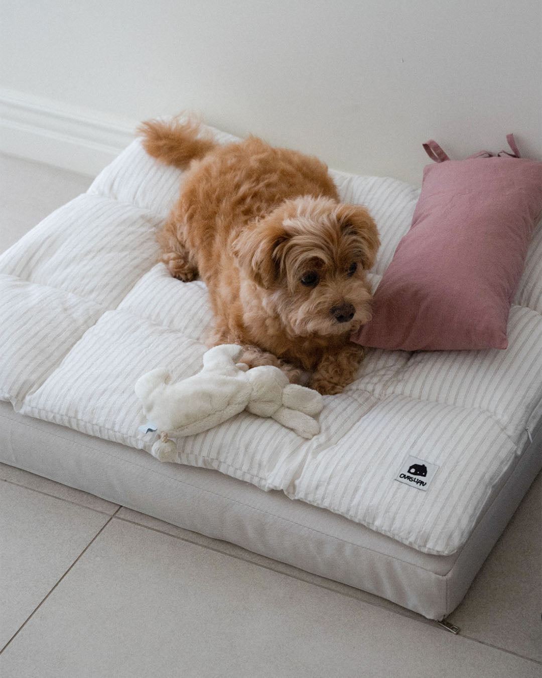 Square Bedding Set Mallow Pink