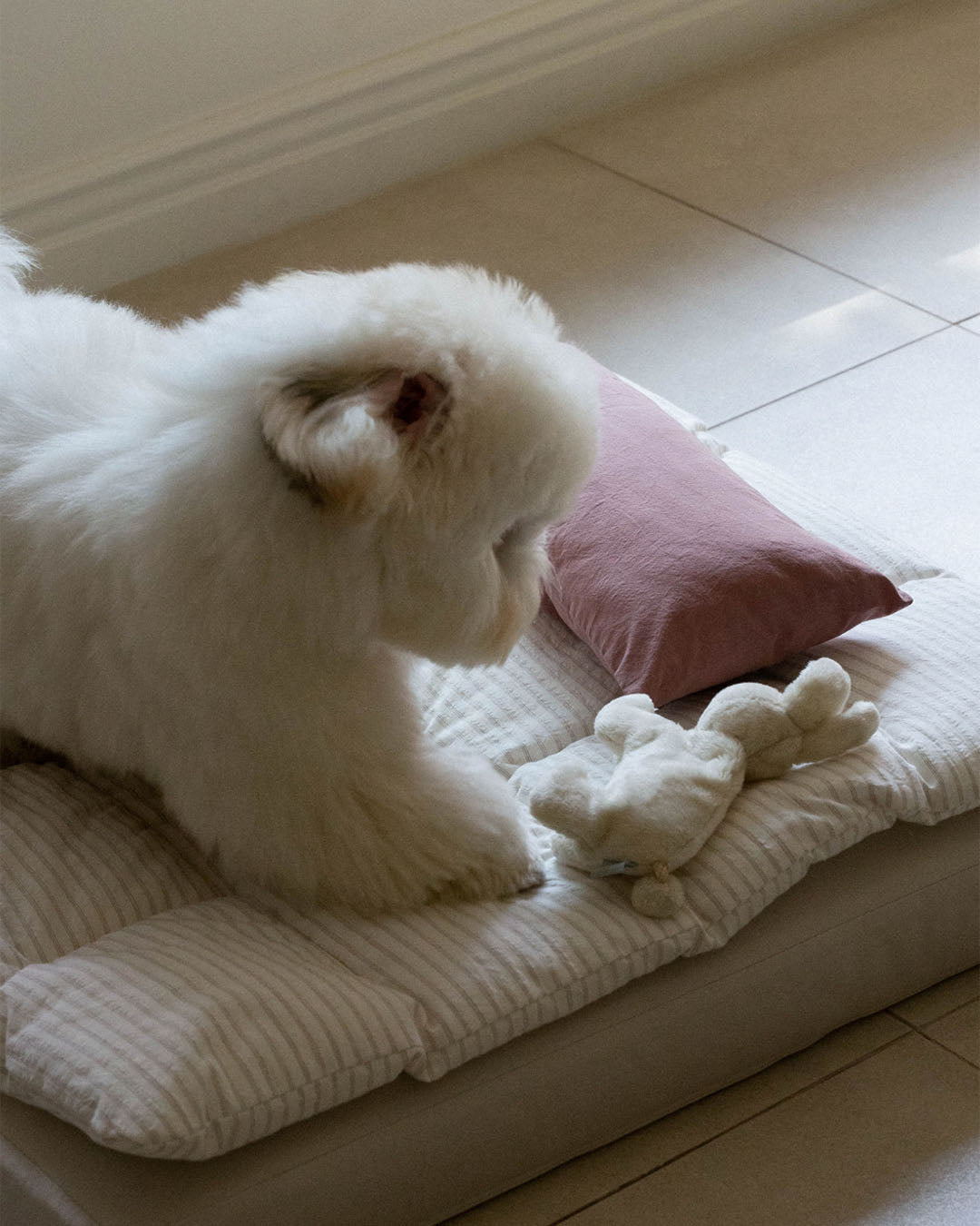 Square Bedding Set Mallow Pink